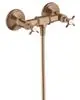 AXOR-HG-AXOR-Montreux-2-Griff-Brausearmatur-Aufputz-mit-Kreuzgriffen-Brushed-Red-Gold-16560310 gallery number 1
